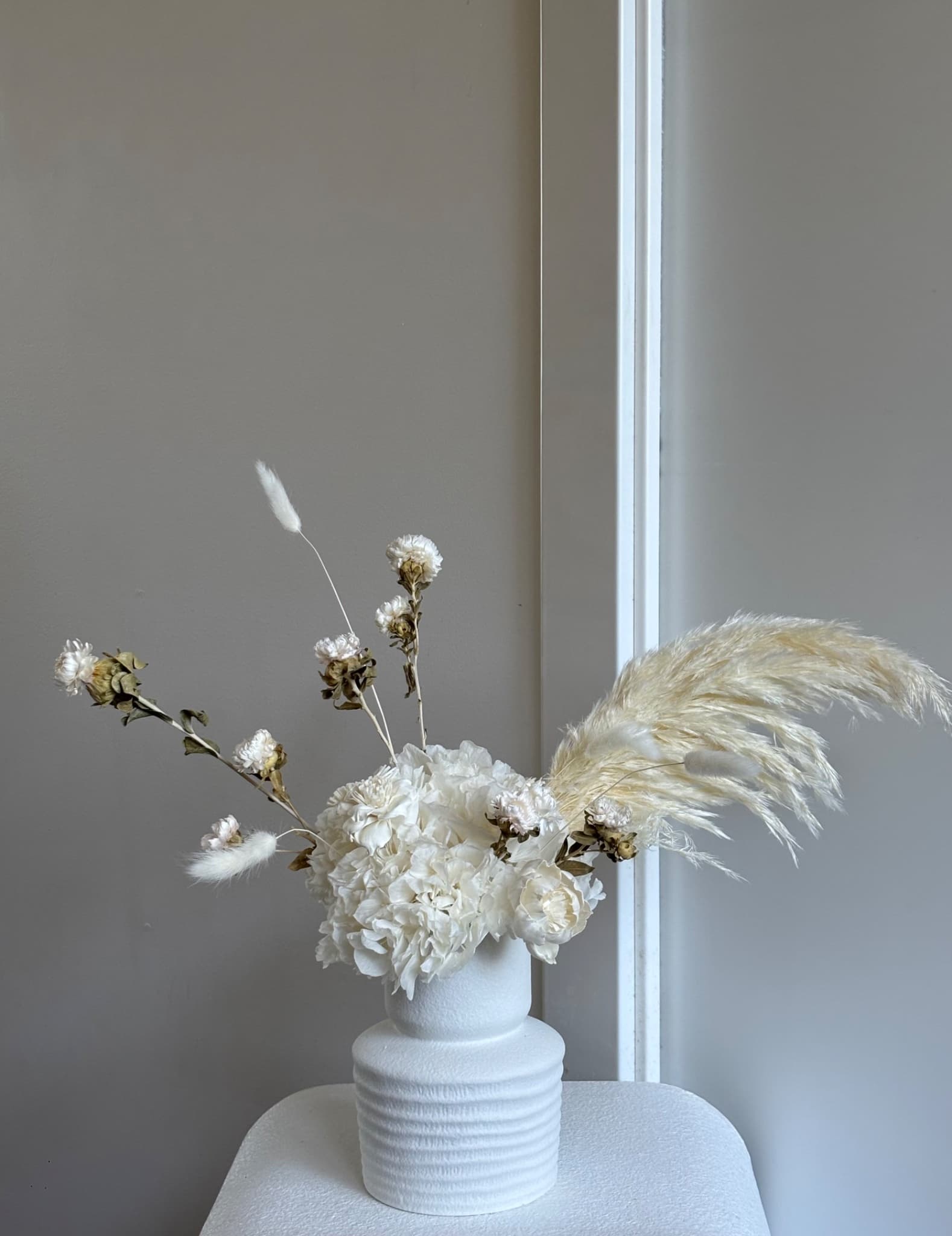 Whispered Winter Vase